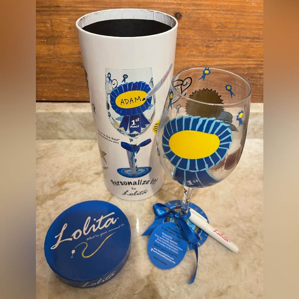 NWT Lolita Wine Glass